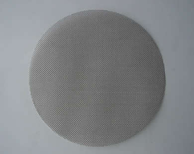 One layer stainless steel filter disc.